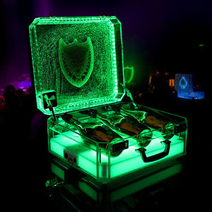 Factory bar Nightclub High-grade Ace of Spade Maleta LED Champagne Carry Case VIP Bottle Holder Glorifier Wine Box - Product Image 3