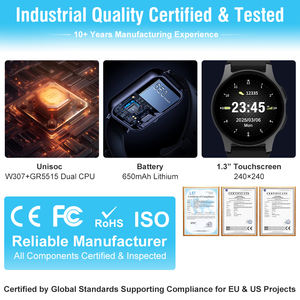 <span class=keywords><strong>Smartwatch</strong></span> L18 <span class=keywords><strong>con</strong></span> Grande Schermo per la Cura della Salute degli Anziani, Navigazione GPS, Impermeabilità IP67, Monitoraggio FC, PS, SpO2, OEM/ODM - Product Image 5