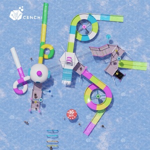 Tapis anti-éclaboussures extérieur Cenchi équipement de jeu aquatique pour enfants parc aquatique commercial aire de jeux anti-éclaboussures parc aquatique personnalisé - Product Image 5
