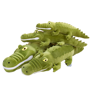 Oreillers en peluche crocodile super doux personnalisés en gros, unisexes, anti-stress pour princesses, commandes en gros disponibles, faible coût - Product Image 1