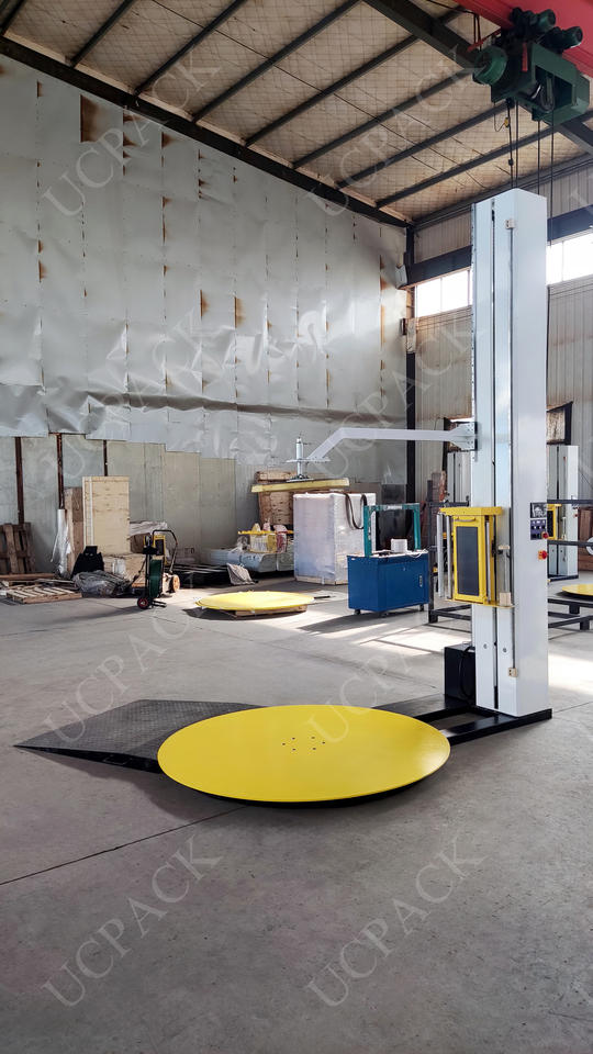 Electric Pallet Stretch Wrapper - 20-30 Loads/h Efficiency