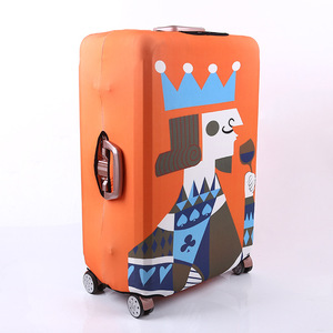 RW-LC-011 Housse de protection de valise anti-poussière en spandex extensible, imperméable et durable, motif <span class=keywords><strong>roi</strong></span>, personnalisable et tendance - Product Image 2