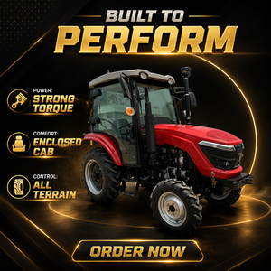 Tractor Agrícola 4x4, Mejor Precio en China, Alta Eficiencia, 4WD, 70HP, Certificado CE, Tractores Multifuncionales, Mini Tractor Agrícola - Product Image 5