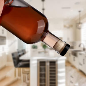 Botella de vino de cristal al por mayor de 200ml/500ml, botella vacía de vino de <span class=keywords><strong>arroz</strong></span> auto-elaborada, botella de vino reenvasada de espíritu blanco de fondo grueso - Product Image 4