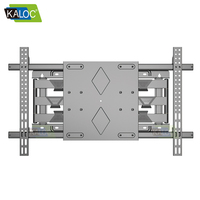 Support mural rotatif pour téléviseur Kaloc Heavy Duty H11, double bras articulé, 75-120 pouces, mouvement complet, inclinaison et glissement pour téléviseur