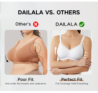 Soutien-gorge sans couture en gelée pour femme, décolleté plongeant, sexy, bretelles réglables, soutien doux et confortable pour poitrine généreuse, soutien-gorge de nuit sexy