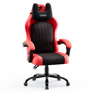 <span class=keywords><strong>Fauteuil</strong></span> de jeu en cuir rouge personnalisé, pivotant, à dossier haut, style course, pour ordinateur, vente en gros - Product Image 1
