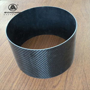 Tùy chỉnh đường kính lớn 3K ống sợi Carbon 40 50 60 70 80 ống sợi carbon - Product Image 1