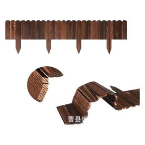 Panneaux de clôture en bois massif, couleur carbonisée, résistants à la décomposition, pour jardin extérieur, cour, barrière décorative - Product Image 5