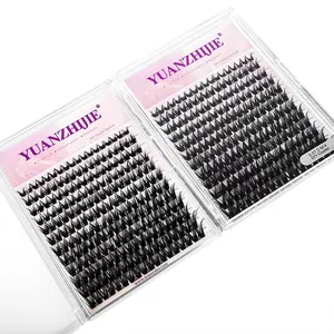 MASSCAKU 100% Mão Profissional Auto-enxerto Premade Fan Cílios Falsos Volume Russo Faux Mink Maquiagem Lashes Extensão