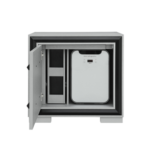 2025 Modern Minimalist Two-Drawer Nightstand Gray <b>Black</b> Wood Bedroom Furniture Convertible Adjustable for Hotel Apartment - Product Image 2