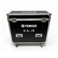 Flight case robuste sur mesure pour console de mixage numérique YAMAHA CL3 avec couvercle rabattable, 3 portes et 4 roues