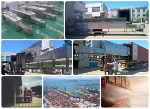 Secador de correa de microondas de larva de mosca de soldado negro industrial completamente automático - Product Image 5