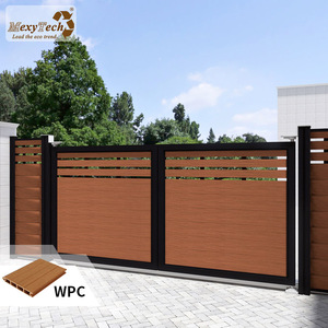 Panneau de clôture pour bébé en WPC de Guangdong, Chine, avec <span class=keywords><strong>portail</strong></span> <span class=keywords><strong>coulissant</strong></span>, hauteur de 6 pieds, traitement de surface en relief, service de modélisation 3D - Product Image 5