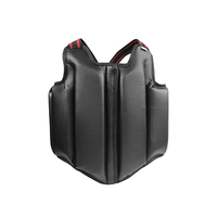 Protection corporelle de karaté personnalisée, protège-poitrine en cuir respirant pour entraînement intensif