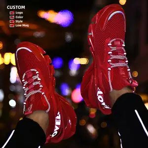 Ready to Ship Mens Casual Shoes Tenis custom Sport Shoes Trainer Sneakers Fashion Running Red Bottom Blade Shoes For Men