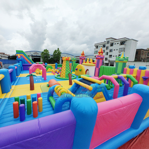Parque de atracciones inflable gigante al aire libre, juegos inflables, casa de brinco, pista de obstáculos, equipos de juegos infantiles - Product Image 6