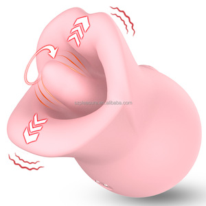 Wholesale Vibrator for Women French Kissing Patterns &amp; Vibrating Tongue Rose Vibrator <strong>Sex</strong> <strong>Toys</strong> Massager for Women Tongue - Product Image 2