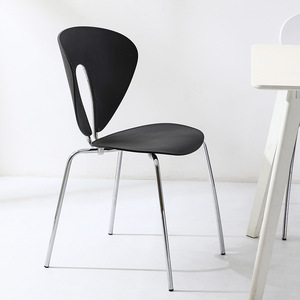 Dining Chair Plastic With <b>Backrest</b> Multi Color For Dining Room And Commercial Use - Product Image 3