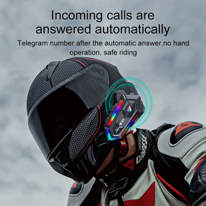 Cuffie per Casco da Moto IPX6 Impermeabili, Auricolari Cablati per Comunicazione Completa per Motociclisti - Product Image 4