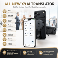 Dispositivo Traduttore Intelligente X9 AI, 146 Lingue, Traduzione Vocale e Fotografica, Offline e Online, Portatile per Viaggi d'Affari