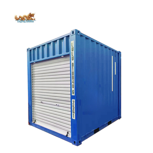 Tự lưu trữ di động 10ft 10 ft 10 feet cao Cube đôi cửa cuốn <span class=keywords><strong>container</strong></span> kim loại Hướng dẫn sử dụng cuộn lên tấm cửa - Product Image 5