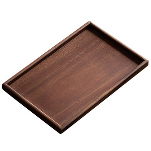 Walnut wood <b>tea</b> <b>tray</b>, Kung Fu <b>tea</b> set storage <b>tray</b>, rectangular coffee <b>tray</b>, household fruit plate, <b>tea</b> and snack <b>tray</b> - Product Image 5