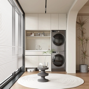 Gabinete de máquina de lavandería Gabinete de baño simple Balcón <span class=keywords><strong>Lavadora</strong></span> Gabinete integrado Combinación <span class=keywords><strong>Lavabo</strong></span> moderno - Product Image 2