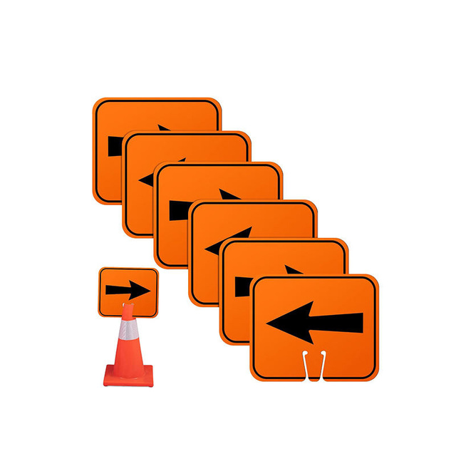 Customized Road Construction Go Straight Left And Right All Kinds Of Arrows Direction Traffic Guidance Signs