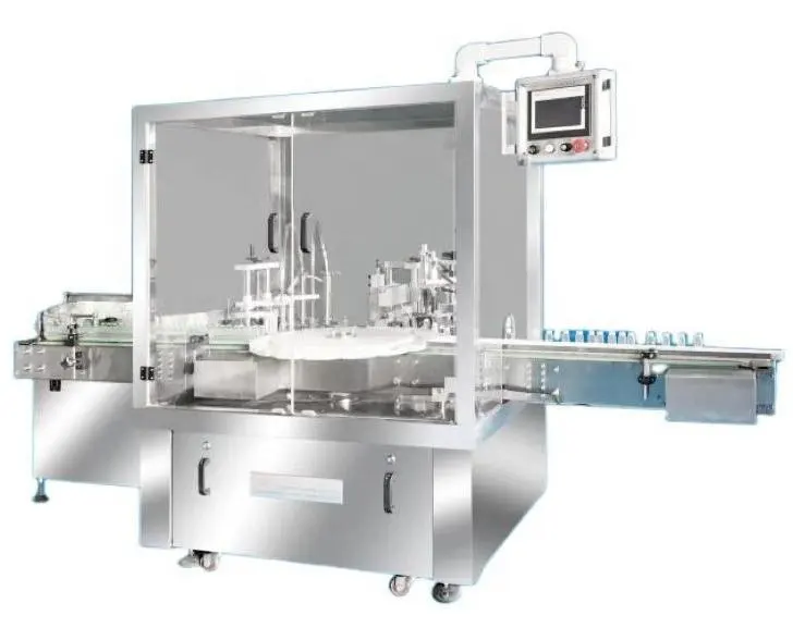 Máquina taponadora de llenado de líquido de inyección dental de 1ml, 2ml, 5ml, 10ml, 30ml