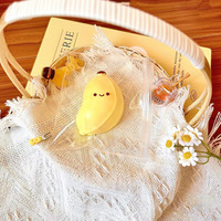 Mini jouet anti-stress banane mignonne, best-seller viral, à rebond lent, texture caoutchouc effet argile, idéal pour les jeunes
