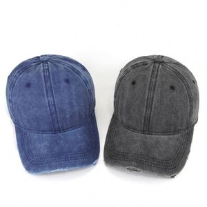 หมวกแก๊ปทรงลำลองปักโลโก้ตามสั่ง ขายส่ง หมวกเบสบอลผ้าฝ้ายนุ่มสไตล์วินเทจ ขอบขาด ทรงเรียบง่าย ซักแล้ว ใส่ได้ทั้งชายหญิง - Product Image 2