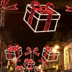 Lumières LED commerciales en forme de croix pour la décoration de rues, d'avenues et de centres commerciaux, et pour les fêtes de Noël - Product Image 1