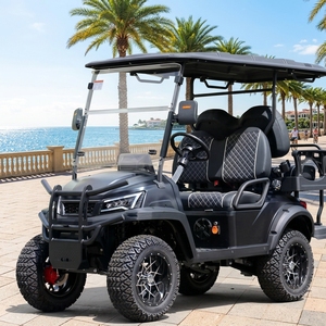 Color Customization <b>4</b> Seater Golf Cart 72V Lithium DOT Certified with Extended Rear <b>Bed</b> for US Storage - Product Image 1