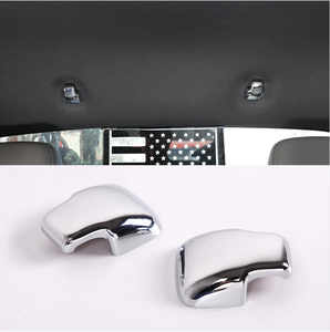 LUMA 2PCS Garniture de cache-crochet de toit arrière en ABS chromé brillant pour accessoires de modification intérieure de pick-up 2016-2023 - Product Image 5