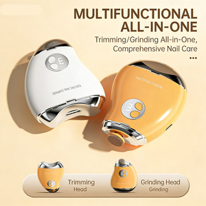 Cortauñas Eléctrico Recargable 2 en 1 con Forma de <span class=keywords><strong>Mango</strong></span>, Cuchilla Curva, Pantalla Digital, para Pulir Uñas de Dedos, para Adultos y Bebés - Product Image 2