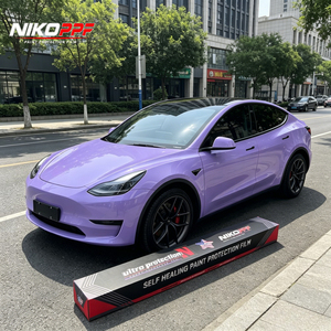 Película Protectora para Automóviles NIKO, TPU que Cambia de Color, Resistente a los Rayos UV y a los Arañazos, Autoregenerable, Color Lavanda Morado - Product Image 1