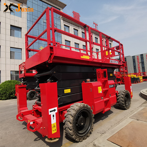 Plataforma DE TRABAJO aérea elevadora de tijera hidráulica todoterreno con motor diésel de 16m - Product Image 6