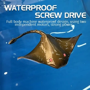 <span class=keywords><strong>Bateau</strong></span> Rc de <span class=keywords><strong>Piscine</strong></span> Étanche <span class=keywords><strong>pour</strong></span> Enfants, Simulation Électrique Créative, 2.4G, Manta Fish Ray, Jouet d'Été - Product Image 3