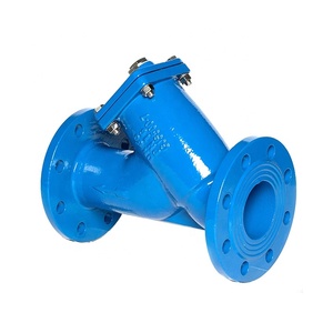 Dễ Uốn Sắt GGG25 Mặt Bích Kết Thúc <span class=keywords><strong>Y</strong></span> Lọc Với Lớp Phủ Epoxy - Product Image 1