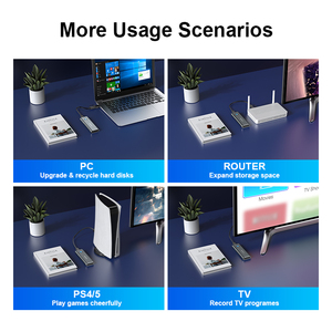 Boîtier SSD portable en aluminium personnalisé pour jeux, M.2 NVMe/PCle/SATA, avec système de refroidissement actif pour PC Macbook - Product Image 6