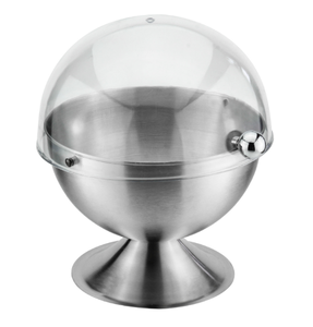 Acero inoxidable 304 almacenamiento de alimentos cremas de azúcar <span class=keywords><strong>ugar</strong></span> Pot Sugar Bowll con tapa visible de PP - Product Image 1