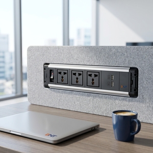 <span class=keywords><strong>Prise</strong></span> de courant de table pour salle de conférence, rechargeable, multi-prises, <span class=keywords><strong>prise</strong></span> électrique universelle - Product Image 2