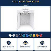 Tente Pop-Up Personnalisée avec Impression de Logo 3x4,5m Intérieur/Extérieur, Structure en Aluminium 38mm, Pliante, Imperméable, pour Salon Professionnel et Exposition