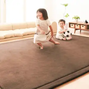 Relax Kids Mellow Mat Coral Velvet Fiber Rug Soft Touch Tatami Tapete Crianças Gaming Carpet Baby Crawling Tapetes Kid's Play Mats