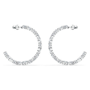 Orecchini a Cerchio con Accenti Multiformi, Gioielli Eleganti per Donne, Accessorio per Feste e Occasioni - Product Image 3