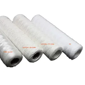 10 inch pp cotton/ Glass string wound cartridge filter in water treatment