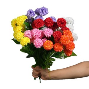 Bouquet d'hortensias artificiels à 9 têtes, fleurs en PVC multicolores, arrangement floral décoratif pour la décoration générale - Product Image 5