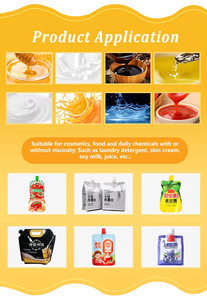 Nhà Máy Giá hiệu quả 6 đầu sữa lỏng nước trái cây vòi <span class=keywords><strong>Pouch</strong></span> Máy chiết rót tự động <span class=keywords><strong>Spout</strong></span> <span class=keywords><strong>Pouch</strong></span> Máy chiết rót - Product Image 2