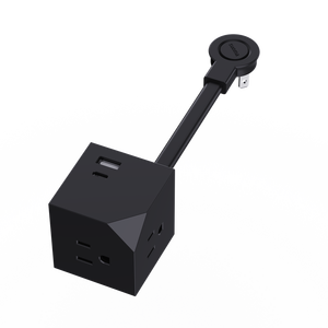 Nhỏ gọn đa <span class=keywords><strong>USB</strong></span> ổ cắm USA ETL/UL/FCC giấy chứng nhận 5 ft bàn xách tay <span class=keywords><strong>USB</strong></span> Type-C Power Strip Cube với bảo vệ quá tải - Product Image 4